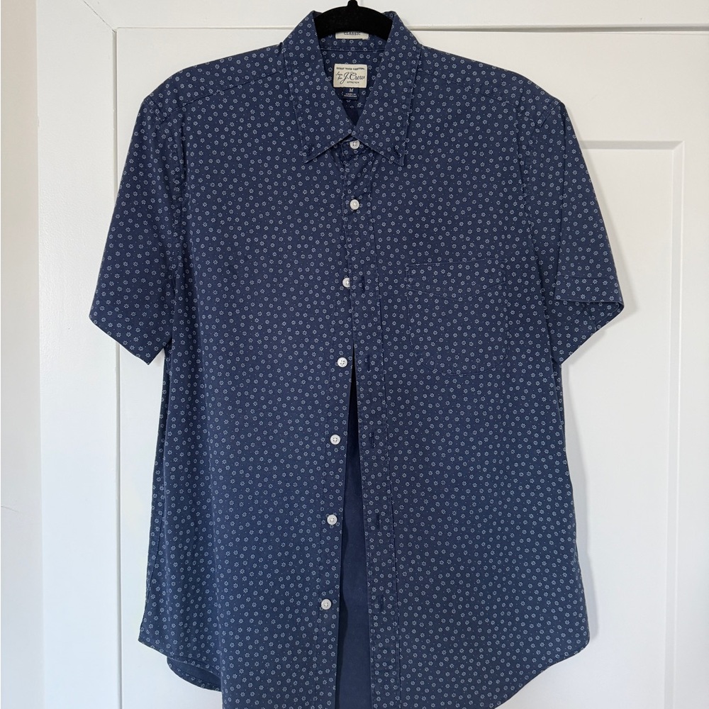 J Crew Men’s Short Sleeve Shirt Size M